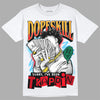 Jordan 1 Mid GS 'Six Championships' DopeSkill T-Shirt Sorry I've Been Trappin Graphic Streetwear - WHite