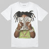 Chase B x Travis Scott x Jordan Jumpman Jack DopeSkill T-Shirt Rich Youth Graphic Streetwear - White