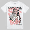Jordan 40 “Dusty Rose” DopeSkill T-Shirt Stay It Busy Graphic Streetwear - White