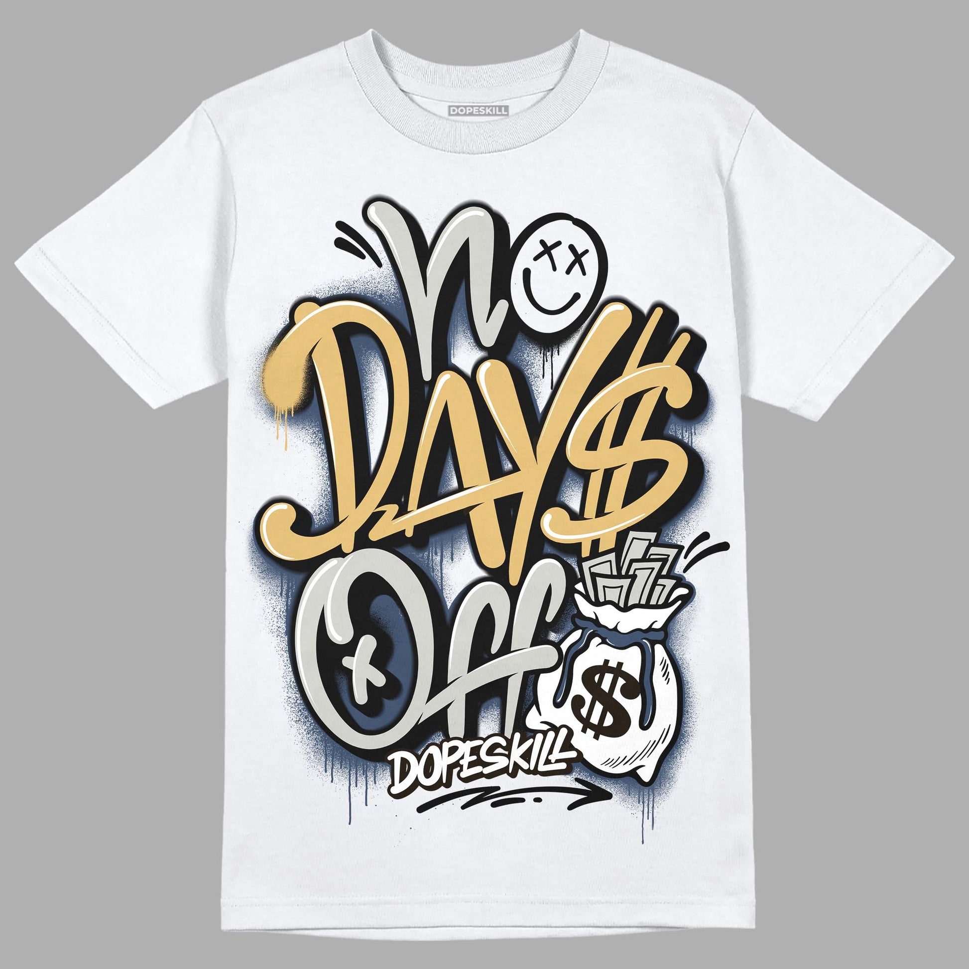 A Ma Maniere x Jordan 5 Dawn “Photon Dust” DopeSkill T-Shirt No Days Off Graphic Streetwear - White