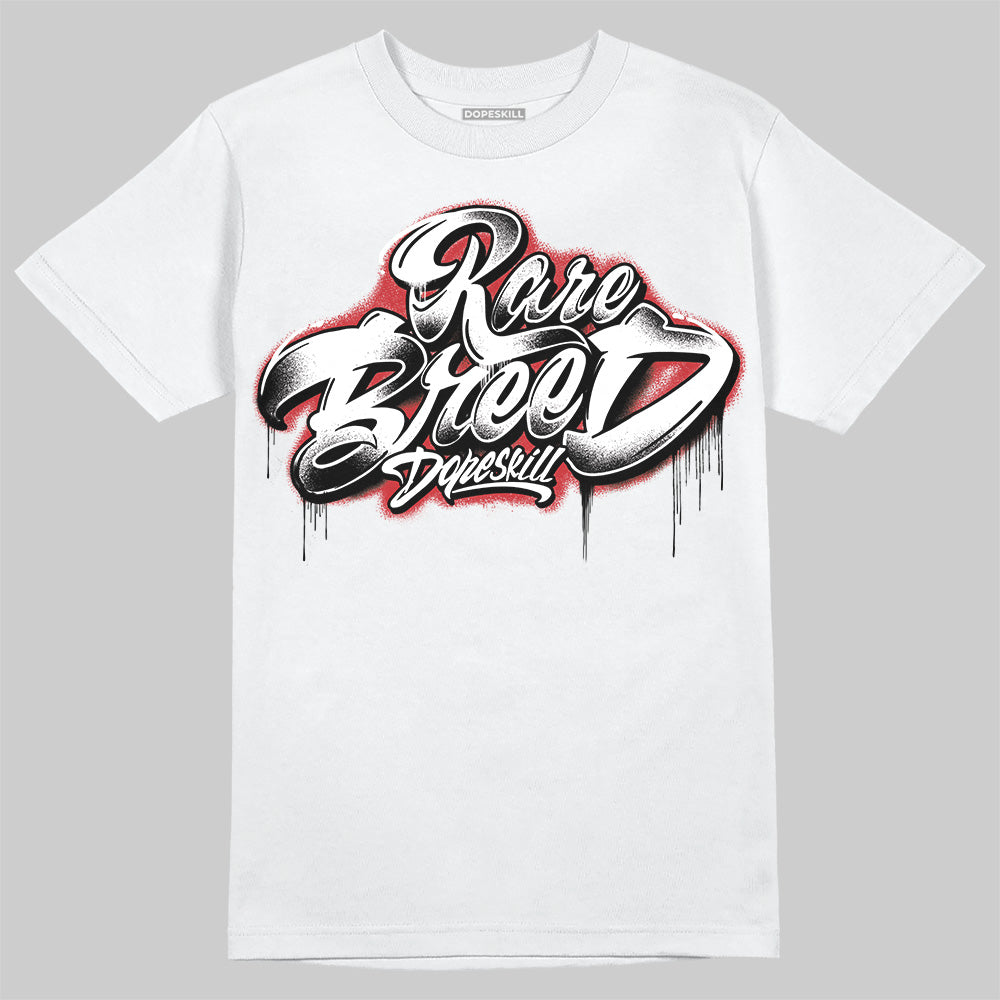 Jordan 11 Retro Low Bred (2025) DopeSkill T-Shirt Rare Breed Type Graphic Streetwear  White