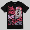 Jordan 5 Low “Peanut Butter Jelly” DopeSkill T-Shirt Real Ones Move In Silence Graphic Streetwear - Black