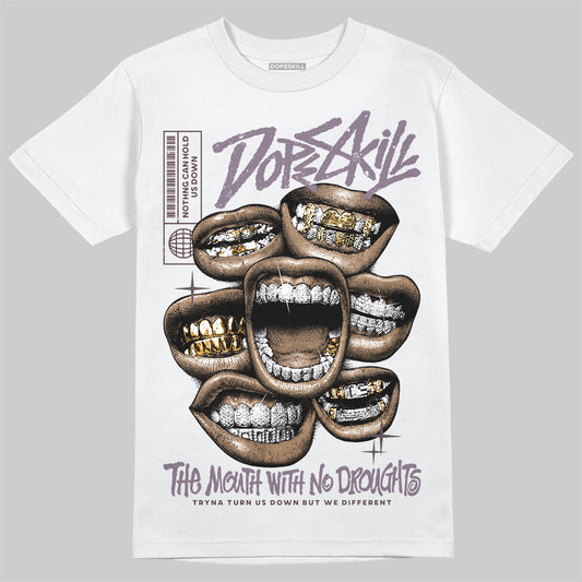 A Ma Maniere x Air Jordan 4 "Phantom" DopeSkill T-Shirt The Mouth With No Droughts Graphic Streetwear - White