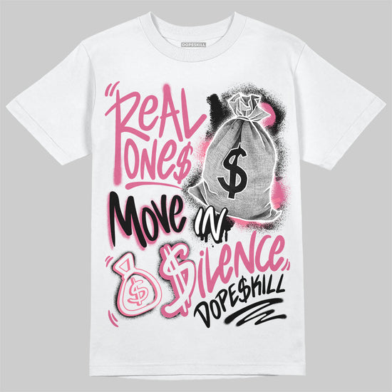 Diesel Pink S - Serendipity Pro-X1 Trainers DopeSkill T-Shirt Real Ones Move In Silence Graphic Streetwear - White 