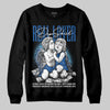 Jordan 12 “Blueberry” DopeSkill Sweatshirt Real Lover Graphic Streetwear - Black