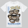 Travis Scott x Air Jordan 1 Low OG “Canary” DopeSkill T-Shirt The Mouth With No Droughts Graphic Streetwear - White 