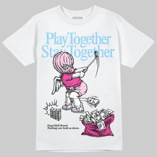 Jordan 6 “Doernbecher” DopeSkill T-Shirt Play together, Stay together Graphic Streetwear - White