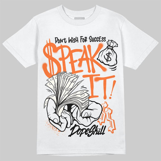 Jordan 1 Retro High OG Shattered Backboard (2025) DopeSkill T-Shirt Speak It Graphic Streetwear - White 