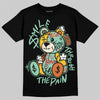 SB Dunk Low Rodeo Tourmaline DopeSkill T-Shirt Smile Through The Pain Graphic Streetwear - Black
