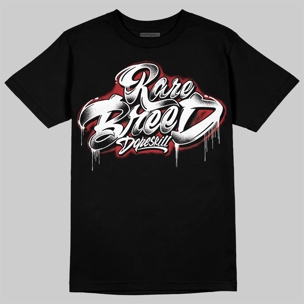Jordan 11 Retro Low Bred (2025) DopeSkill T-Shirt Rare Breed Type Graphic Streetwear - Black
