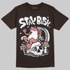 Jordan 1 High OG “Baroque Brown” DopeSkill T-Shirt Stay Busy Graphic Streetwear - Dark Chocolate