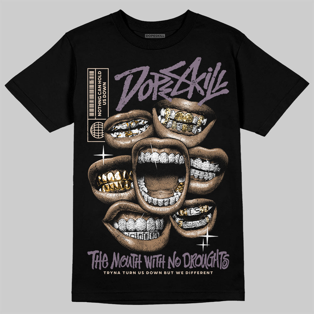 A Ma Maniere x Air Jordan 4 "Phantom" DopeSkill T-Shirt The Mouth With No Droughts Graphic Streetwear - Black