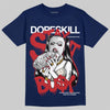 Jordan 11 “Rare Air” DopeSkill T-Shirt Stay It Busy Graphic Streetwear - navy