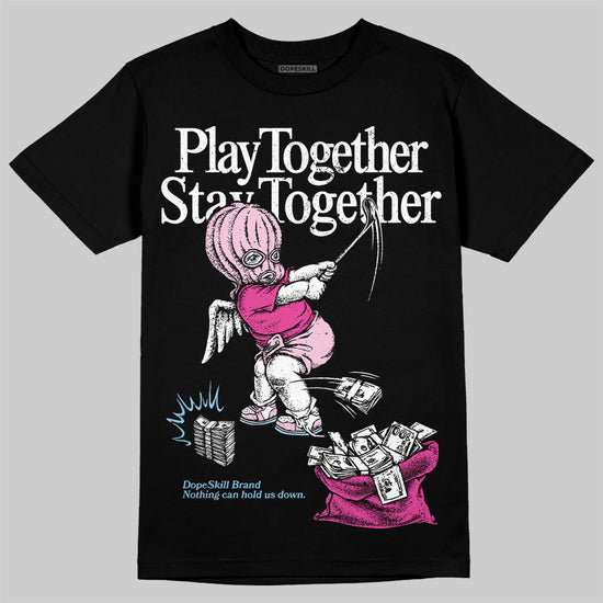 Jordan 6 “Doernbecher” DopeSkill T-Shirt Play together, Stay together Graphic Streetwear - Black