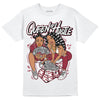 Jordan 1 Retro High '85 OG Metallic Burgundy DopeSkill T-Shirt Queen Of Hustle Graphic Streetwear - WHite