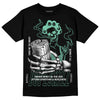 Jordan 1 High OG Green Glow DopeSkill T-Shirt Show Me The Money Graphic Streetwear - Black