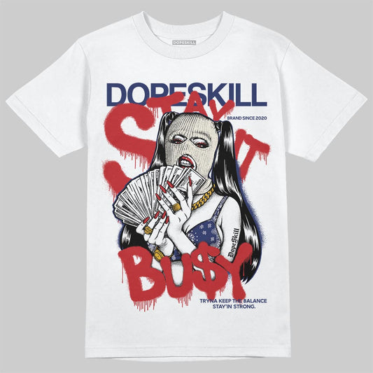 Jordan 11 “Rare Air” DopeSkill T-Shirt Stay It Busy Graphic Streetwear - White 