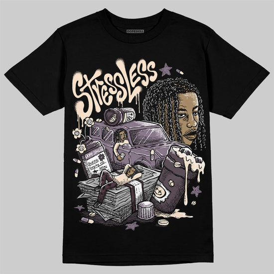 A Ma Maniére x Air Jordan 3 Black Violet Ore DopeSkill T-Shirt Stressless Graphic Streetwear - Black