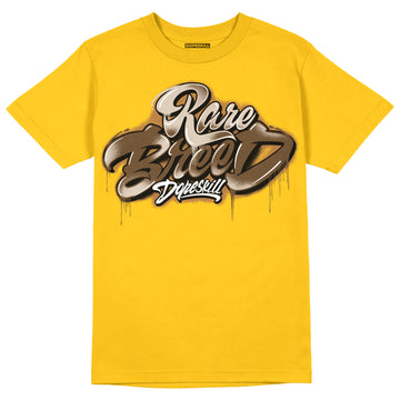 Yellow Sneakers DopeSkill Gold T-shirt Rare Breed Type Graphic Streetwear