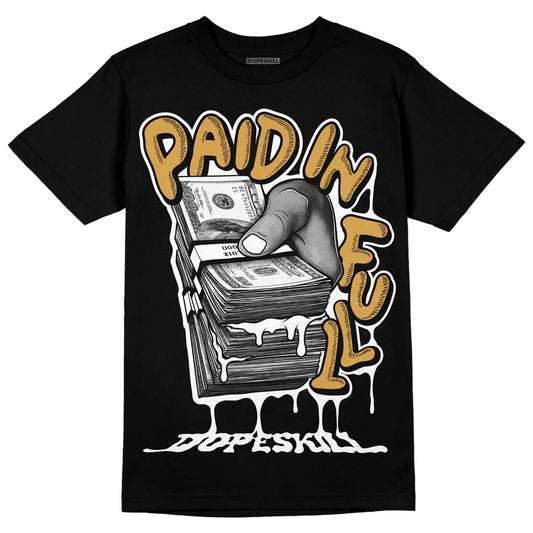 Jordan 11 "Gratitude" DopeSkill T-Shirt Paid In Full Graphic Streetwear - Black