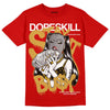 Red Sneakers DopeSkill Red T-shirt Stay It Busy Graphic Streetwear