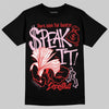 Awake NY x Air Jordan 5 Arctic Pink DopeSkill T-Shirt Speak It Graphic Streetwear - black