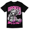 Jordan 4 GS “Hyper Violet” DopeSkill T-Shirt Sick Bear Graphic Streetwear - Black