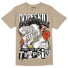 Jordan 1 High OG “Latte” DopeSkill Medium Brown T-shirt Sorry I've Been Trappin Graphic Streetwear