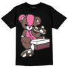 Dunk Low Smokey Mauve Playful Pink DopeSkill T-Shirt Sneakerhead BEAR Graphic Streetwear - Black