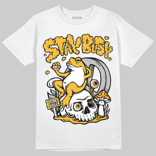 Jordan 5 'Tokyo' DopeSkill T-Shirt Stay Busy Graphic Streetwear - White 