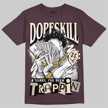 A Ma Maniere x Air Jordan 4 "Phantom" DopeSkill Maroon T-shirt Sorry I've Been Trappin Graphic Streetwear