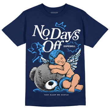 Jordan 3 "Midnight Navy" DopeSkill Navy T-shirt New No Days Off Graphic Streetwear