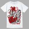 Jordan 1 Retro Low "Black Toe" DopeSkill T-Shirt No Days Off Graphic Streetwear - White