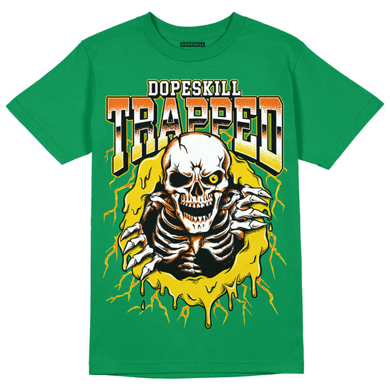 Green Sneakers DopeSkill Green T-shirt Trapped Halloween Graphic Streetwear 