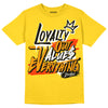 Jordan 6 “Yellow Ochre” DopeSkill Yellow T-shirt LOVE Graphic Streetwear