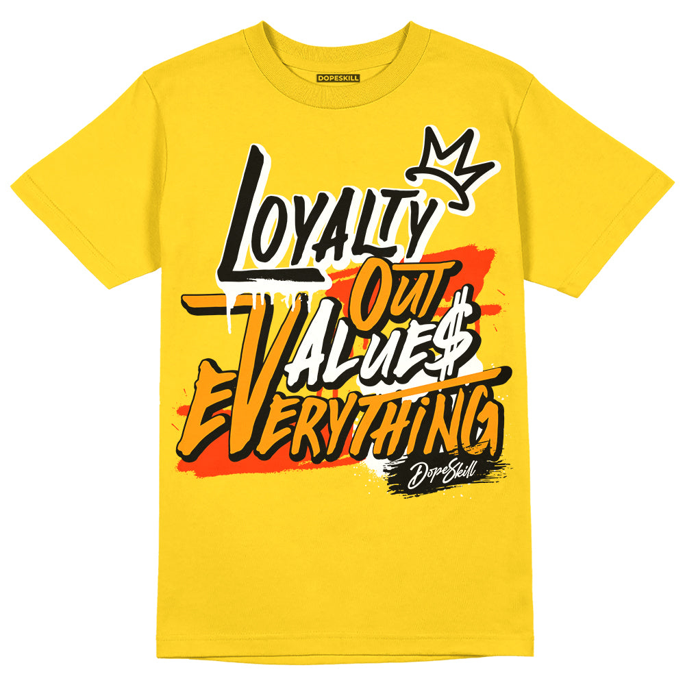 Jordan 6 “Yellow Ochre” DopeSkill Yellow T-shirt LOVE Graphic Streetwear