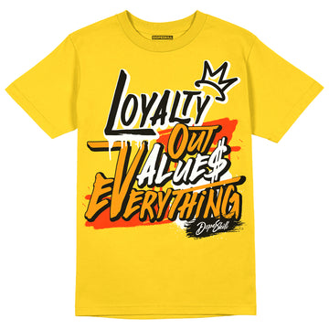 Jordan 6 “Yellow Ochre” DopeSkill Yellow T-shirt LOVE Graphic Streetwear