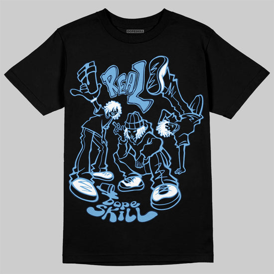 Jordan 4 SB “Summit White/Navy” DopeSkill T-Shirt Real Y2K Players Graphic Streetwear - Black