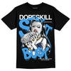 Jordan Spiz’ike Low “White/Obsidian” DopeSkill T-Shirt Stay It Busy Graphic Streetwear - Black