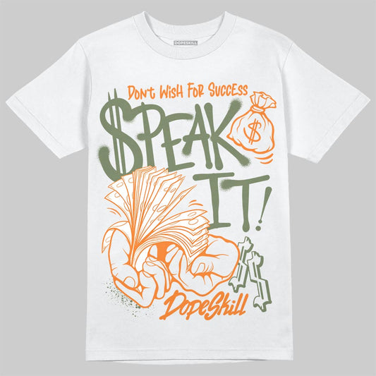 Jordan 4 Retro OG SP Undefeated (2025) DopeSkill T-Shirt Speak It Graphic Streetwear - White
