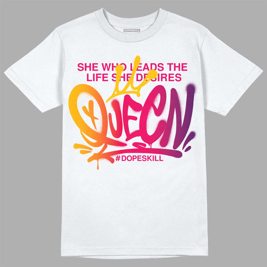 Jordan 3 Retro SP J Balvin Medellín Sunset DopeSkill T-Shirt Queen Graphic Streetwear - White 