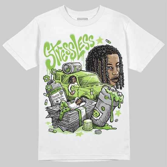 Air Max 95 Big Bubble Neon Yellow DopeSkill T-Shirt Stressless Graphic Streetwear - White