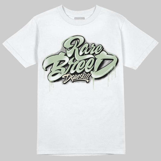 Jordan 4 WMNS “Seafoam” (2025) DopeSkill T-Shirt Rare Breed Type Graphic Streetwear - White