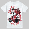 Jordan 1 High OG “Ruby” DopeSkill T-Shirt Smile Through The Pain Graphic Streetwear - White