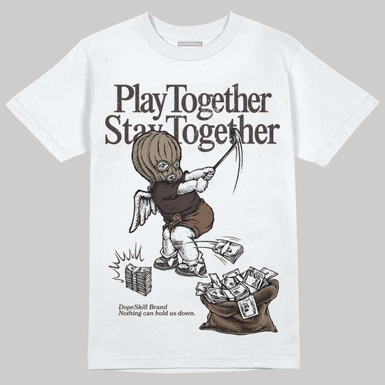 SoleFly x Air Jordan 12 Retro SP 'Cafecito/Baroque Brown' DopeSkill T-Shirt Play together, Stay together Graphic Streetwear - White