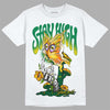 Green Sneakers DopeSkill T-Shirt Stay High Graphic Streetwear - White 