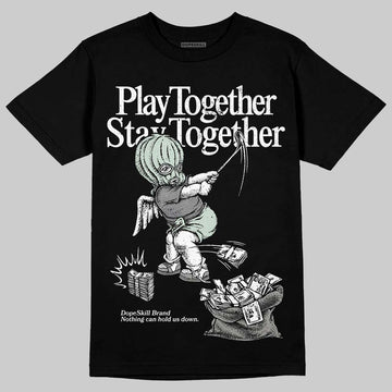 Jordan 1 Retro Low OG Year of the Snake (2025) DopeSkill T-Shirt Play together, Stay together Graphic Streetwear - Black