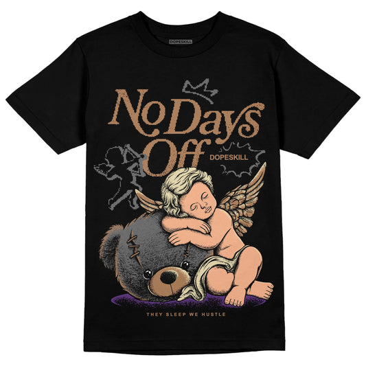 Jordan 6 WMNS Gore-Tex Brown Kelp DopeSkill T-Shirt New No Days Off Graphic Streetwear - Black