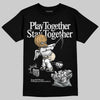 Jordan 5 Retro Reverse Metallic DopeSkill T-Shirt Play together, Stay together Graphic Streetwear - Black