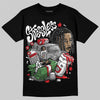 Jordan 4 “White Thunder” DopeSkill T-Shirt Stressless Graphic Streetwear - Black